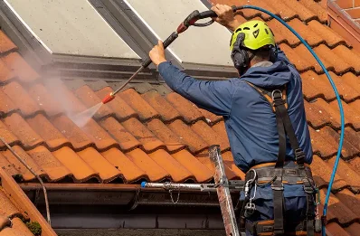 Démoussage et hydrofuge de toiture à Plieux